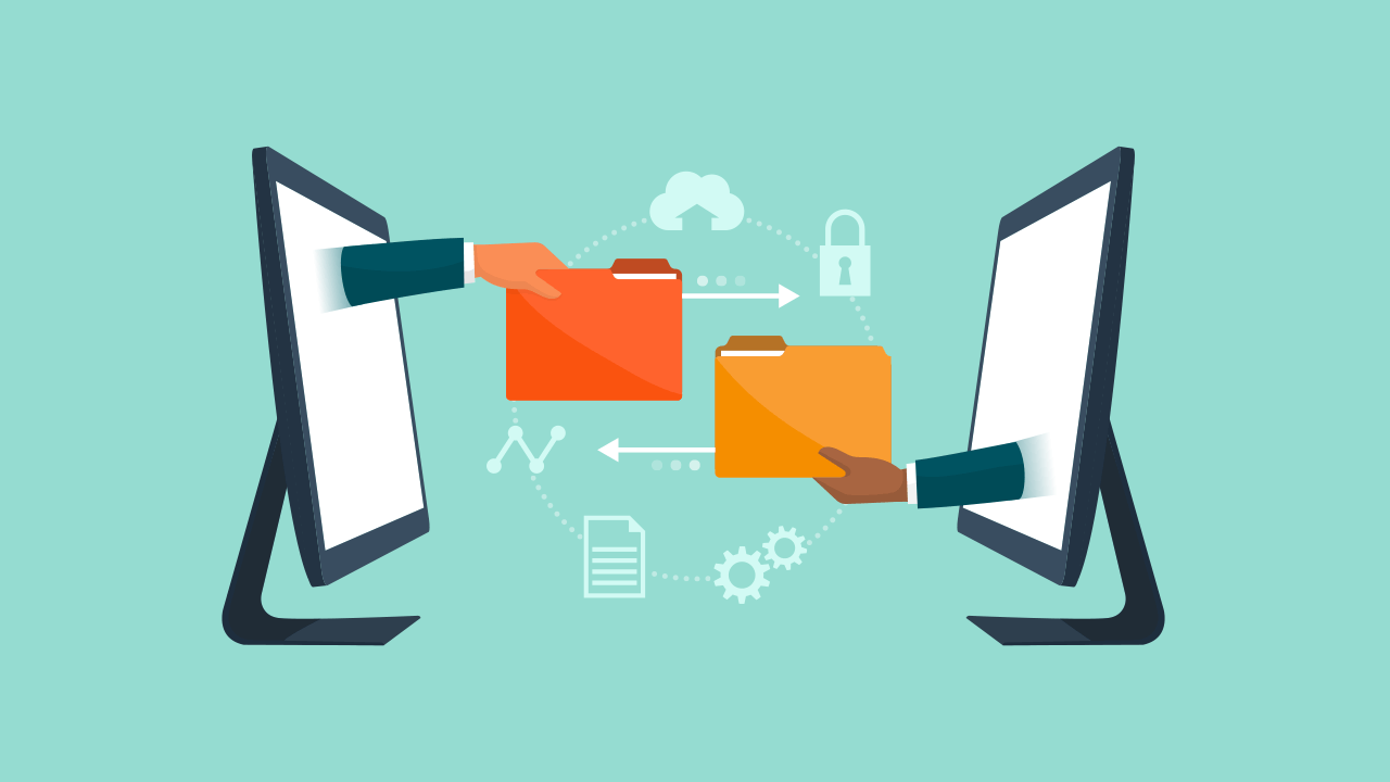 Exchanging files online