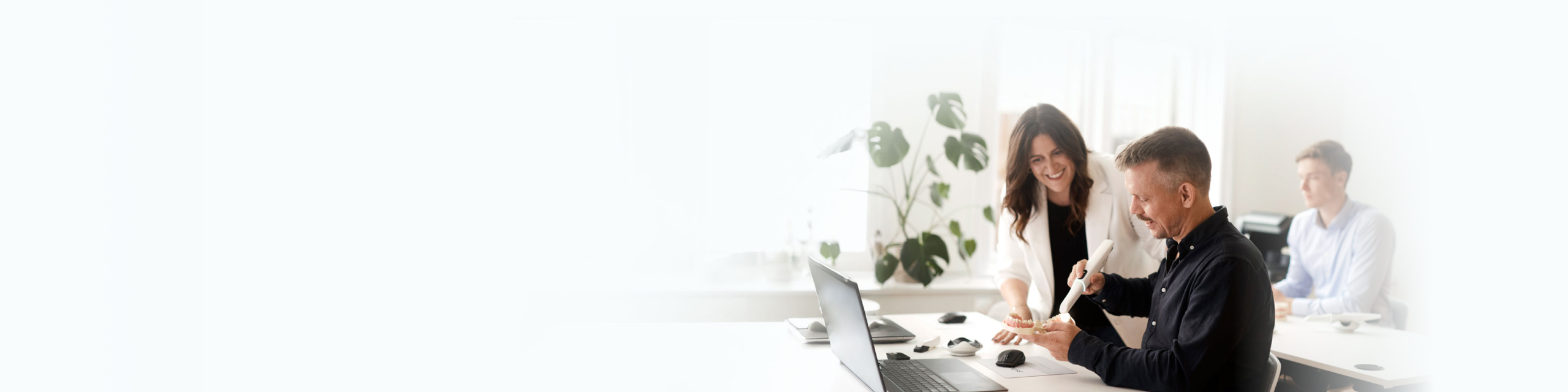 Collaborative team working discussion