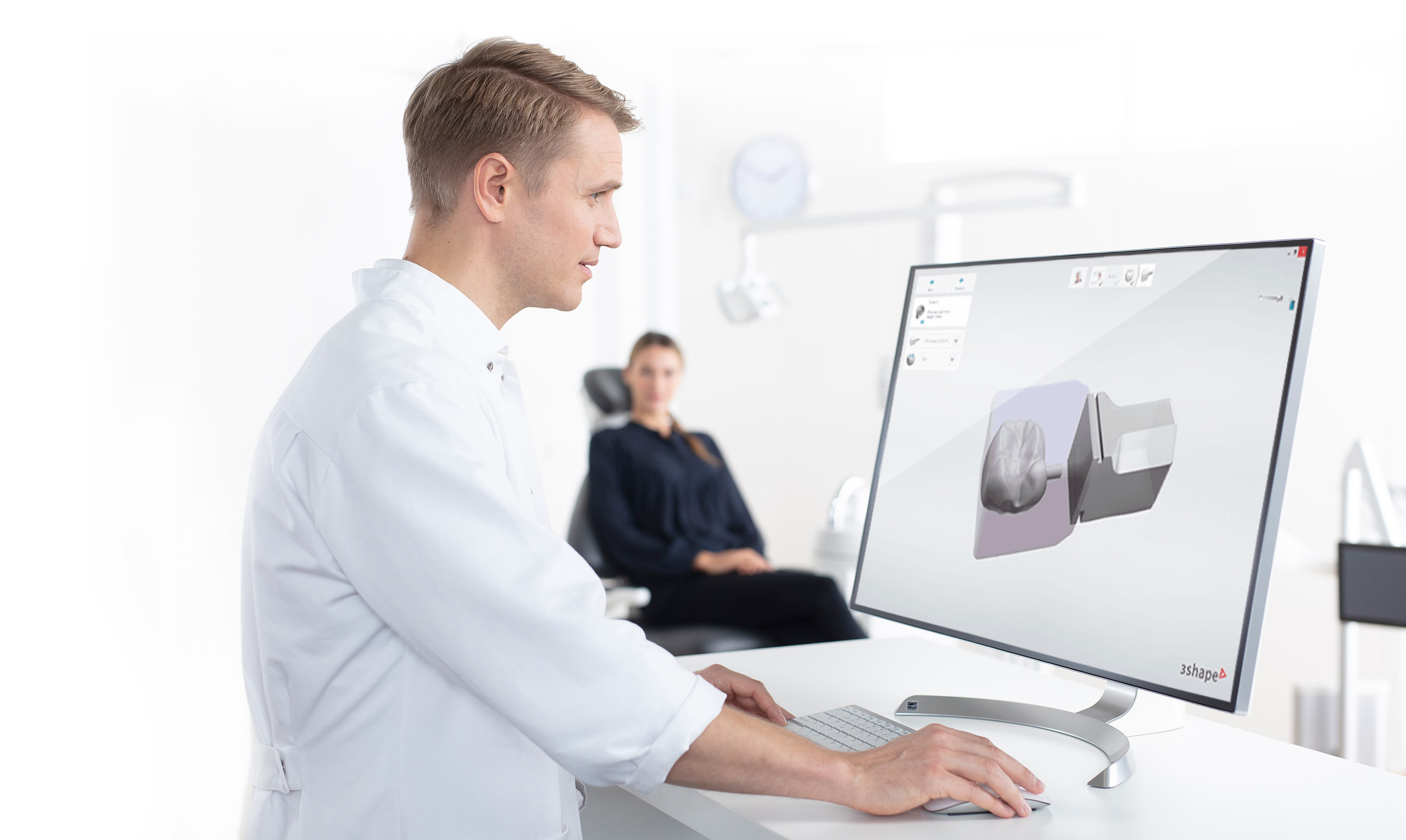 the use of TRIOS design studio in clinic